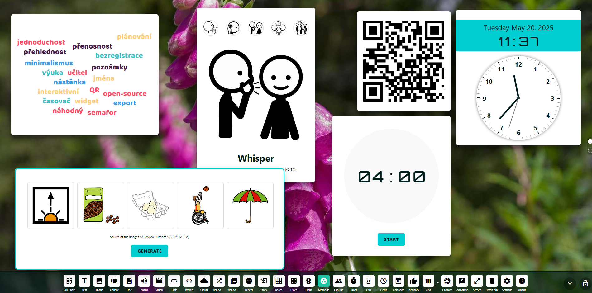 Digitální tabule s ukládáním, online a zdarma