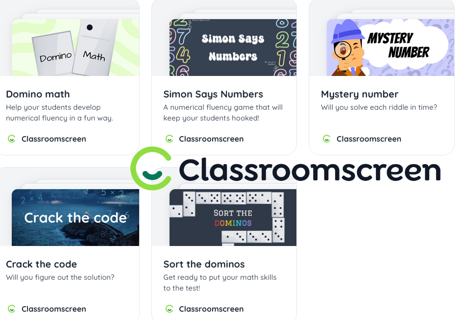 Šablony v Classroomscreen