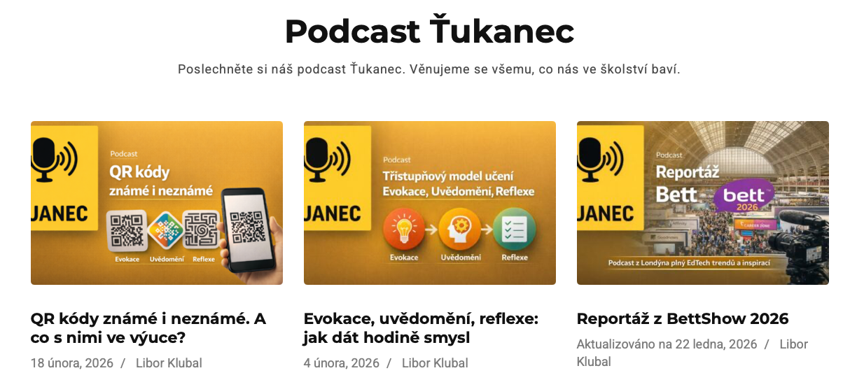 Tak už taky podcastujeme.