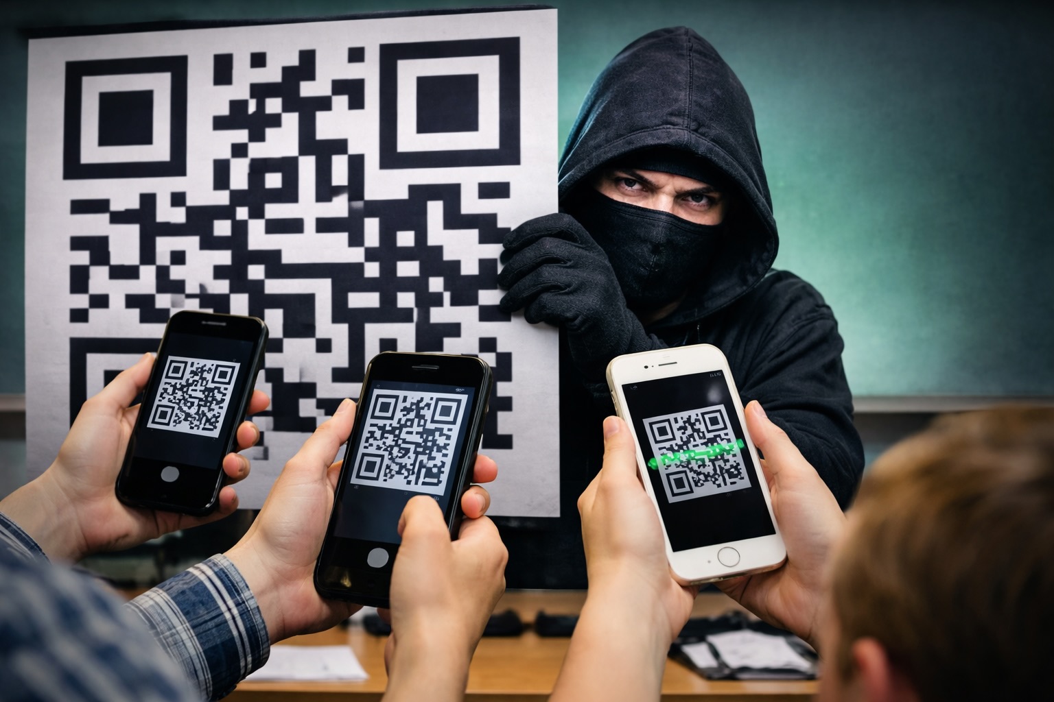 QR kód ve škole: malý čtvereček, velká zodpovědnost